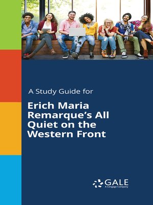 cover image of A Study Guide for Erich Maria Remarque's "All Quiet on the Western Front"